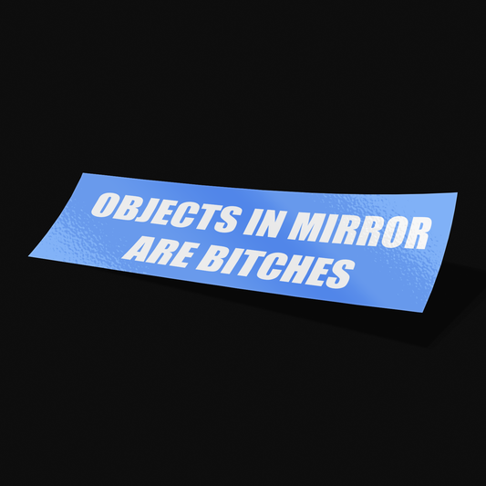 Objects In Mirror Are Bitches