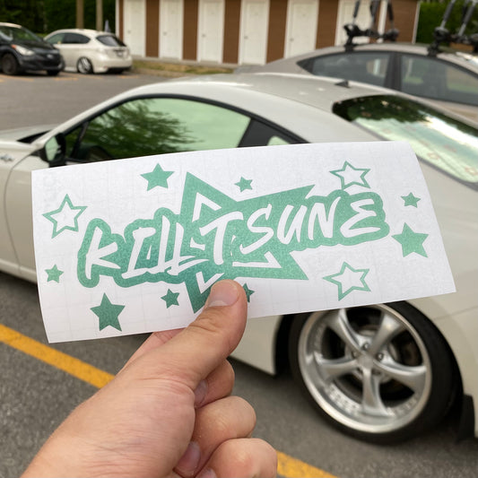 KILLTSUNE'S LIMITED STICKER (VARIOUS COLORS)